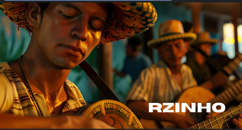 Dancer showcasing fluid movements of Rzinho dance on a colorful Brazilian street.